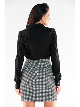 Awama Awama Spódnica A530 Kolorowy Basic Fit