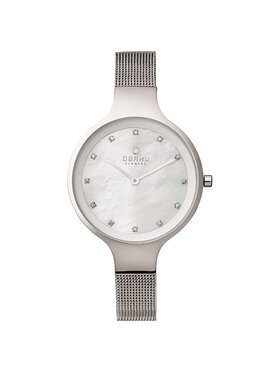 Obaku Obaku Hodinky V173LXCIMC Strieborná
