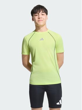 adidas adidas Koszulka techniczna 168922 Żółty jasny Regular Fit