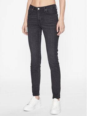 Lee Lee Traperice 112341963 Crna Skinny Fit