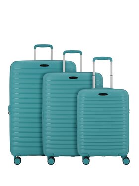 D&N D&N Komplet walizek 310006 Zielony