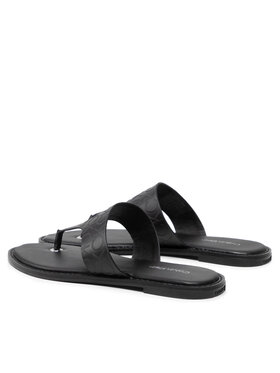 Calvin Klein Japanke Almond Flat Tp Slide Hf HW0HW01159 Crna