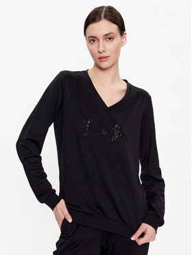 Liu Jo Sport Liu Jo Sport Bluzka TA3216 F0869 Czarny Regular Fit