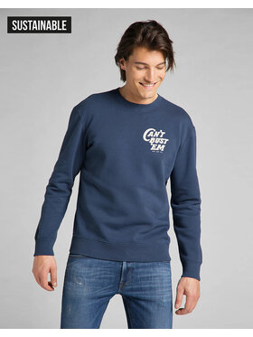 Lee Lee Felpa CAN`T BUST `EM SWS Blu Regular Fit