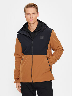 4F 4F Куртка softshell 4FAW23TSOFM155 Коричневий Regular Fit