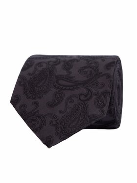 ELSNER ELSNER Kravata JEDWAB ŻAKARD A0033 Čierna