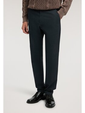 Trussardi Trussardi Pantaloni di tessuto P705MC00198N034 Blu Boxy Fit