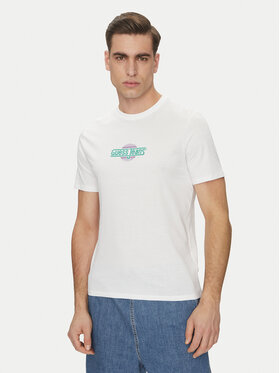 Guess Jeans Guess Jeans Marškinėliai M5GI23 K8HM0 Balta Slim Fit