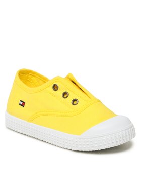 Tommy Hilfiger Tommy Hilfiger Teniși Low Cut Easy - On Sneaker T1X9-32824-0890 S Galben