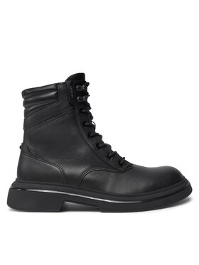 HUGO Hugo Schnürschuhe Rikky Halb Nael 50536704 Schwarz