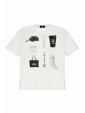 Magda Matyja Magda Matyja T-Shirt Vanessa T-Shirt Biały Oversize