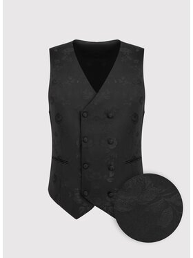 Pako Lorente Pako Lorente Kamizelka garniturowa P25SF-8X-006 Czarny Slim Fit