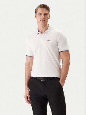 BOSS BOSS Pólóing PL_GOC Chip Paddy 50554583 Fehér Regular Fit