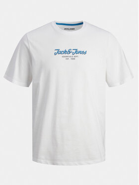 Jack&Jones Jack&Jones T-Shirt Henry 12248600 Biały Standard Fit