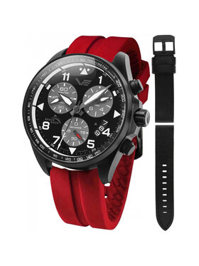 Vostok Europe Vostok Europe Zegarek 6S30-325C744SR Czerwony
