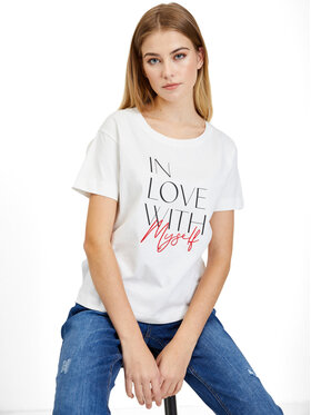 Orsay Orsay Koszula 166463001000__S Biały Regular Fit