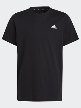 adidas adidas T-Shirt Essentials Small Logo Cotton T-Shirt HR6397 Czarny Regular Fit