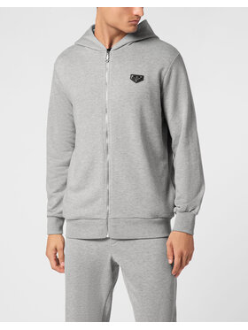 PHILIPP PLEIN PHILIPP PLEIN Mikina 9581 Šedá Regular Fit