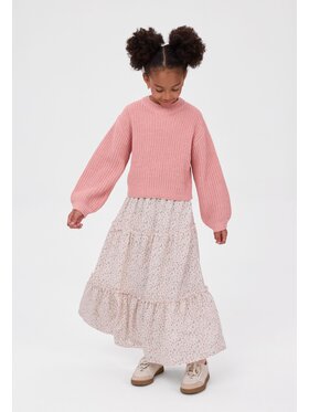 minoti minoti Sweter 32KNIT165 Różowy Oversize