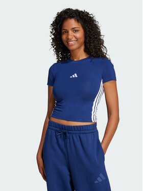 adidas adidas T-Shirt 139377 Niebieski Slim Fit