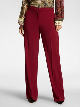 Elena Mirò Elena Mirò Pantaloni di tessuto P053P000580N056 Bordeaux Flare Fit