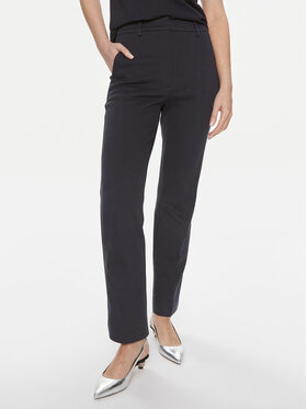 Weekend Max Mara Weekend Max Mara Kalhoty z materiálu Basco 2415781051 Tmavomodrá Regular Fit