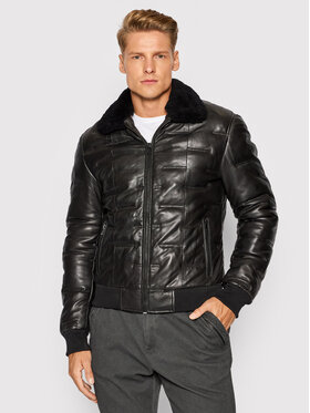 Serge Pariente Serge Pariente Шкіряна куртка Taylor Чорний Regular Fit