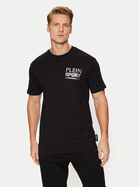 Plein Sport Plein Sport Tricou AADC MTK7913 STE003N Negru Regular Fit
