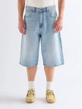 Wrangler Wrangler Szorty jeansowe JORT SHORTS Niebieski Loose Fit
