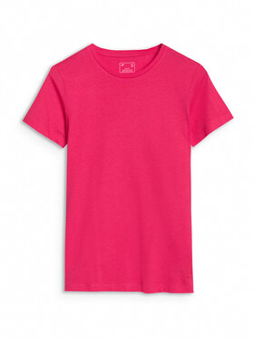 4F 4F T-Shirt COMMON GROUND Różowy Slim Fit