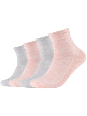 Skechers Skechers Skarpety Niskie Męskie Skechers 2PPK Basic Cushioned Quarter Socks Szary