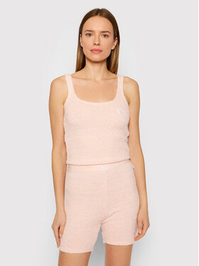 Calvin Klein Underwear Calvin Klein Underwear Koszulka piżamowa 000QS6721E Różowy Regular Fit