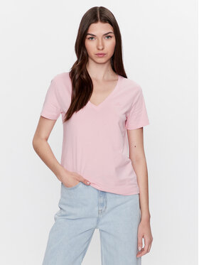 Gant Gant Тишърт 4200440 Розов Regular Fit