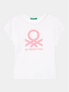 United Colors Of Benetton United Colors Of Benetton T-shirt 3096G10D7 Bianco Regular Fit