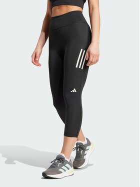 adidas adidas Legginsy Own The Run Czarny Fitted Fit