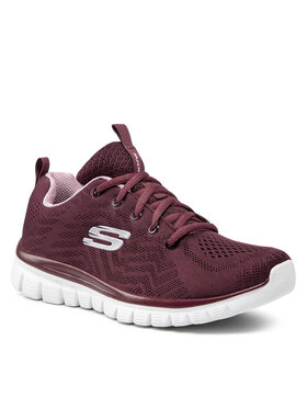 Skechers Skechers Boty Get Connected 12615/WINE Bordó