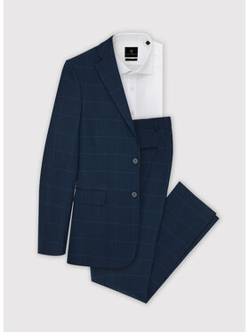Pako Lorente Pako Lorente Marynarka P22SF-3G-024 Granatowy Slim Fit