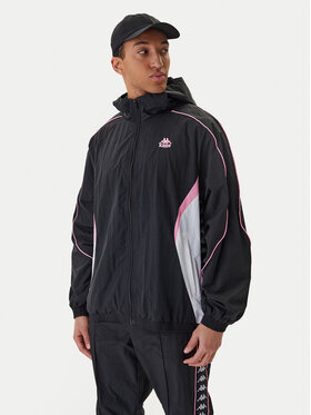 Kappa Kappa Geacă de vânt Banda Silas 37222WW Negru Comfort Fit