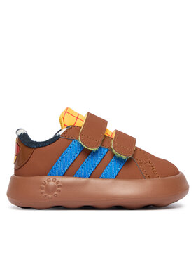 adidas adidas Sneakersy Disney Toy Story Grand Court JR5629 Brązowy