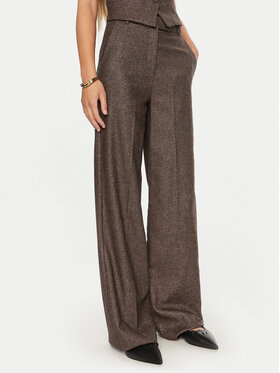 Marella Marella Pantaloni di tessuto Ecuador 2423136102 Marrone Regular Fit