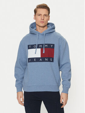 Tommy Jeans Tommy Jeans Bluza Flag DM0DM21174 Niebieski Regular Fit