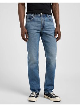 Lee Lee Jeansy BROOKLYN Niebieski Straight Fit