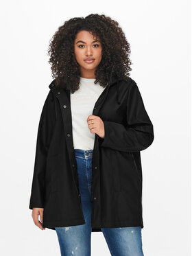 ONLY Carmakoma ONLY Carmakoma Veste imperméable 15245956 Noir Regular Fit