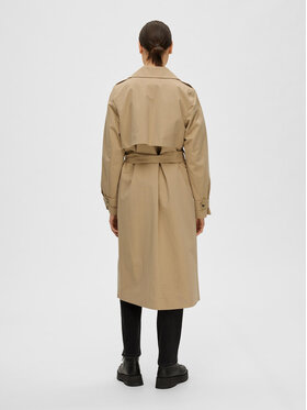 Selected Femme Selected Femme Trench Sia 16088259 Bež Regular Fit