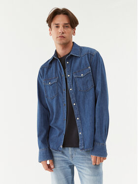 Pepe Jeans Pepe Jeans cămașă de blugi Carson PM307489 Albastru Regular Fit
