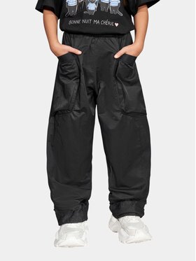 MADE BY SOCIETY MADE BY SOCIETY Spodnie materiałowe Duality - P37892 Czarny Basic Fit