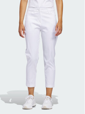 adidas adidas Spodnie materiałowe 162389 Biały Slim Fit