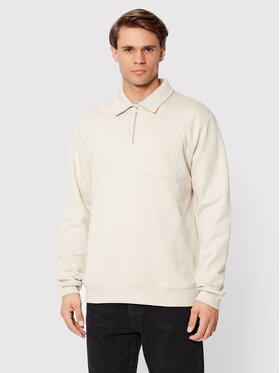Woodbird Džemperis Retla Polo Sweat 2236-605 Smėlio Regular Fit