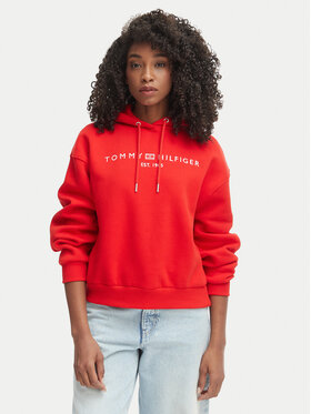 Tommy Hilfiger Tommy Hilfiger Bluza WW0WW47832 Czerwony Regular Fit