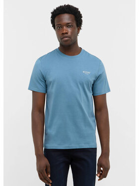 Mustang Mustang T-Shirt Style Austin Niebieski Regular Fit